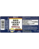 RED YEAST RICE 600mg. Capsules