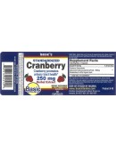CRANBERRY EXTRACT 250mg. Capsules