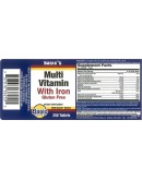 MULTIVITAMIN WITH IRON Tablets