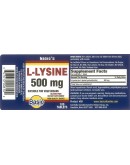 LYSINE 500mg. Tablets